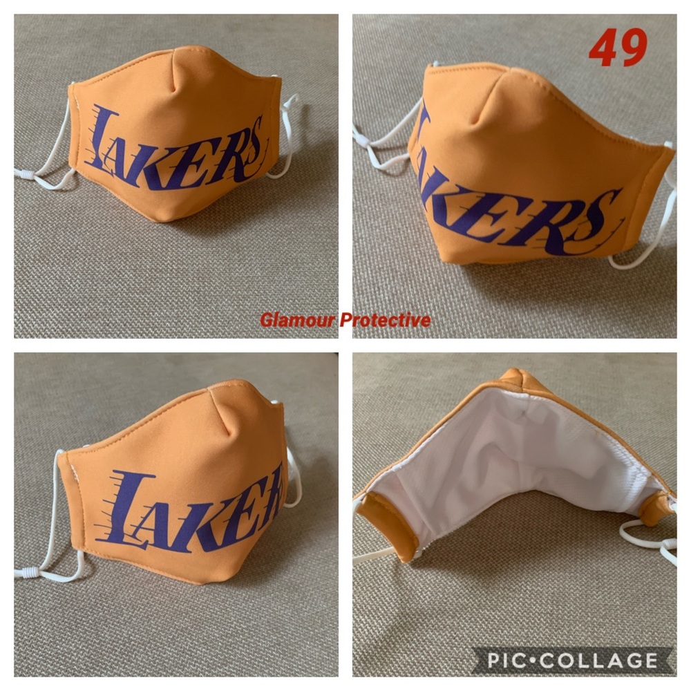 Lakers Facemask fabric